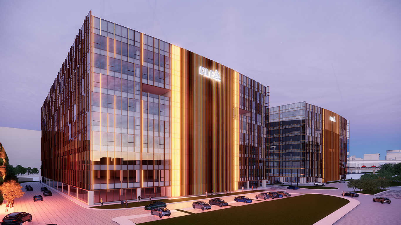 Gurgaon Cybercity DLF, the tech hub of Northern India